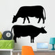 Cow Wall Stickers Wall Decal