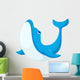 Cute Dolphin Cartoon Wall Decal