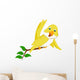 Cute Yellow Bird Wall Decal
