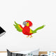 Cute Macaw Bird Wall Decal