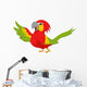 Cute Macaw Bird Wall Decal