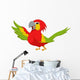 Cute Macaw Bird Wall Decal