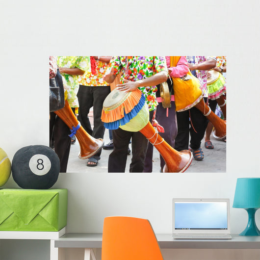 Drums Parade Wall Decal