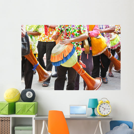 Drums Parade Wall Decal