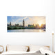 Panoramic Big Ben Clock Wall Decal Panoramic Wall Decal