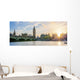 Panoramic Big Ben Clock Wall Decal Panoramic Wall Decal