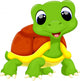 Cute turtle cartoon Wall Decal