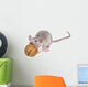 Mouse Eating Nut Wall Decal