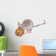 Mouse Eating Nut Wall Decal