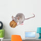 Mouse Eating Nut Wall Decal