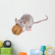 Mouse Eating Nut Wall Decal