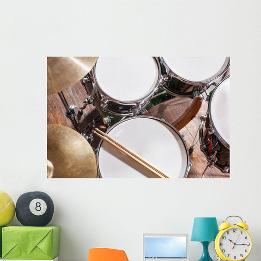 Drumsticks Drums Wall Decal
