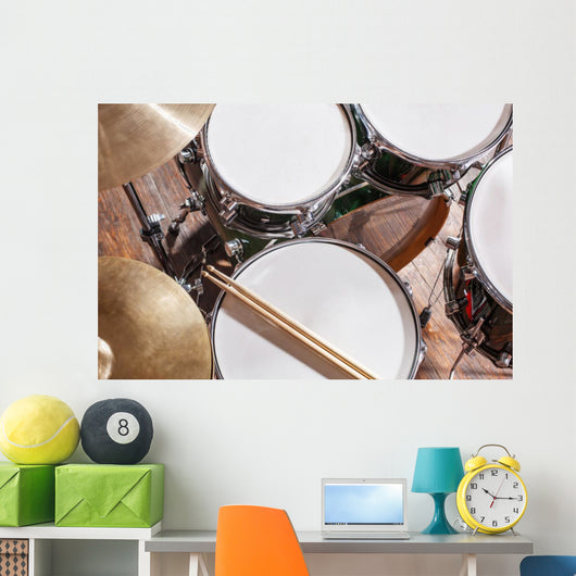 Drumsticks Drums Wall Decal