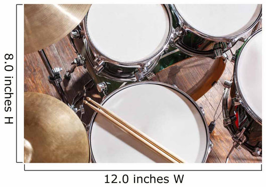 Drumsticks Drums Wall Decal