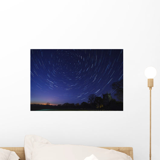 Star Trails Astronomy Wall Decal