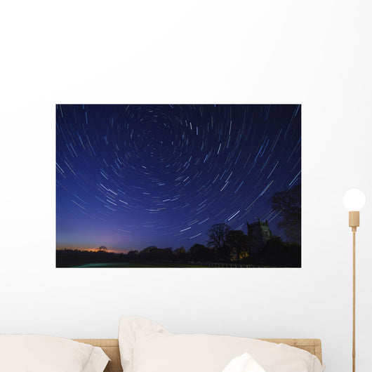 Star Trails Astronomy Wall Decal