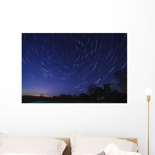Star Trails Astronomy Wall Decal