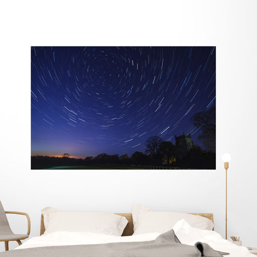 Star Trails Astronomy Wall Decal