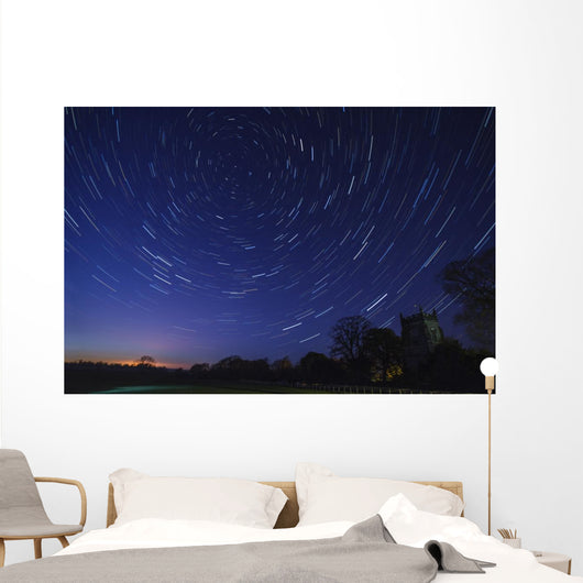 Star Trails Astronomy Wall Decal