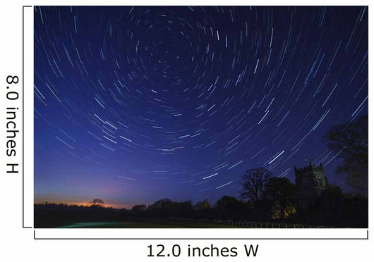 Star Trails Astronomy Wall Decal