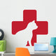 Vet Clinic Logo Wall Decal