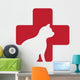 Vet Clinic Logo Wall Decal