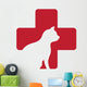 Vet Clinic Logo Wall Decal