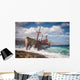 Abandoned Shipwreck Andros Greece Wall Decal