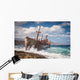 Abandoned Shipwreck Andros Greece Wall Decal