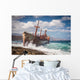 Abandoned Shipwreck Andros Greece Wall Decal