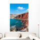 Red Beach Wall Decal