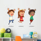 Children Jumping Wall Stickers Wall Decal