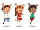 Children Jumping Wall Stickers Wall Decal