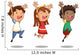 Children Jumping Wall Stickers Wall Decal