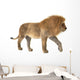 Male Lion Wall Decal