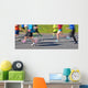 Sportler Beim Wettlauf Wall Decal