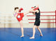 Muai Thai Fighting Women Wall Decal
