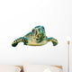 Hawksbill Sea Turtle Close-up Wall Decal