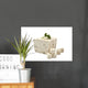 Fresh Piece Tofu with Wall Decal