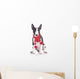 Miniatur Bullterrier Mit Rotem Wall Decal
