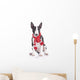 Miniatur Bullterrier Mit Rotem Wall Decal