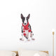 Miniatur Bullterrier Mit Rotem Wall Decal