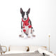 Miniatur Bullterrier Mit Rotem Wall Decal