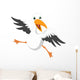 Happy Seagull Cartoon Wall Decal