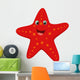 Cute Starfish Cartoon Wall Decal