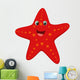 Cute Starfish Cartoon Wall Decal