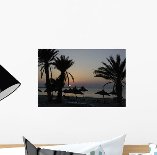 Tunisia Sunset Wall Decal