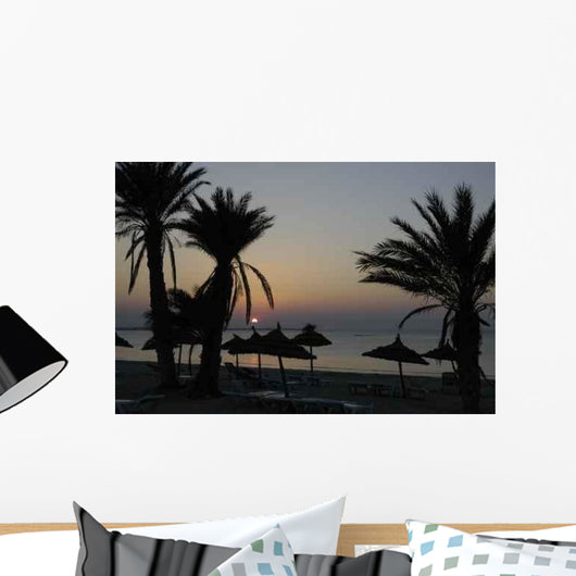 Tunisia Sunset Wall Decal