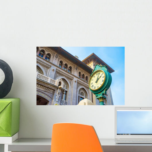Bank's Clock Wall Decal