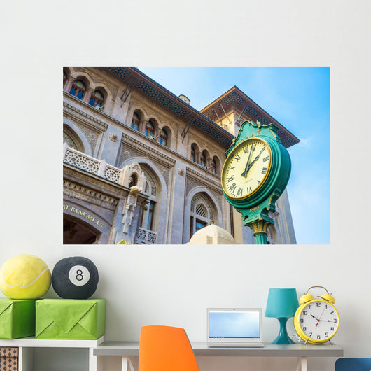 Bank's Clock Wall Decal